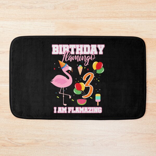 Item preview, Kids Flamingo Birthday Party Flamazing 3 years designed and sold by NeXore.