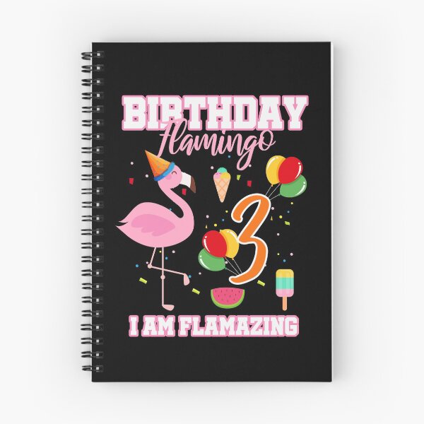 Item preview, Kids Flamingo Birthday Party Flamazing 3 years designed and sold by NeXore.