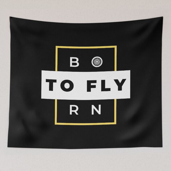 Item preview, Born to fly Pilot Gift, Fly, Airplane, Aviation lover, aeronautics, flight designed and sold by parakeet.