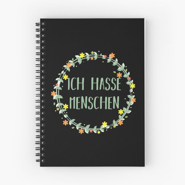 Artikelvorschau, Ich Hasse Menschen Spruch Lustig Blumen entworfen und verkauft von Argentini.