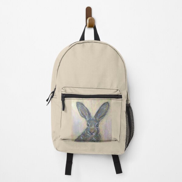 Item preview, Colourful Hare Peach background designed and sold by Merlinsmates.