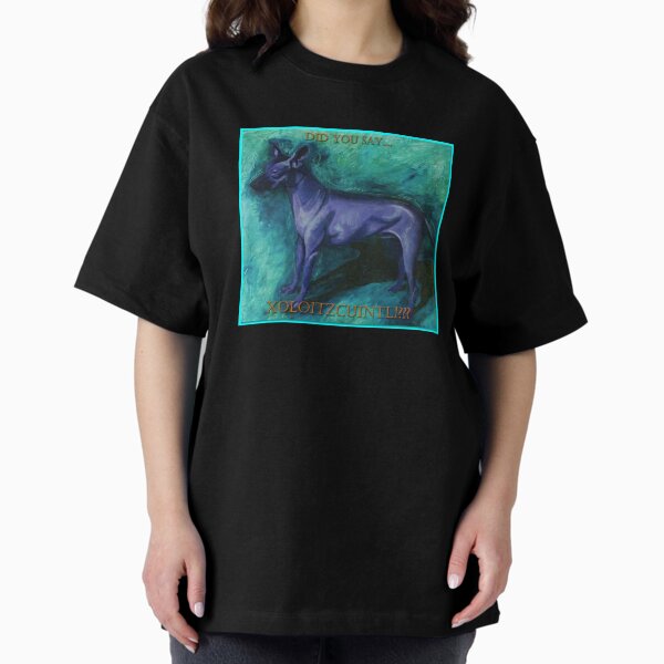 Vista previa del artículo con la obra «Xoloitzcuintli Azul», diseñado y vendido por M. E.  Bilisnansky McMorrow.