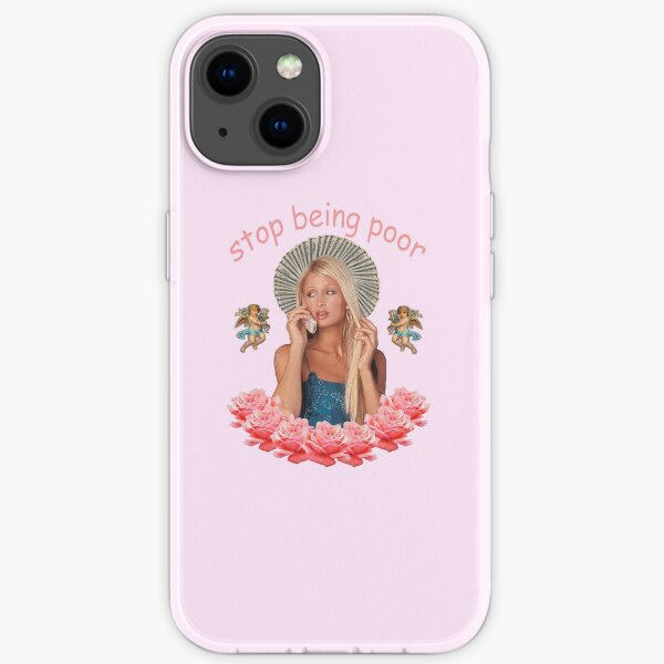 Paris Hilton 'Stop Being Poor' iPhone Soft Case
