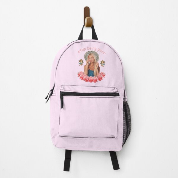 Paris Hilton 'Stop Being Poor' Backpack
