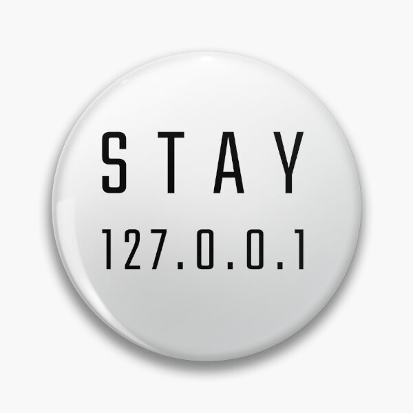Item preview, Stay home 127.0.0.1 designed and sold by roomjs.