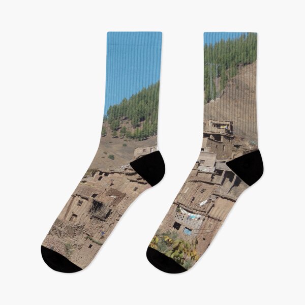 Item preview, Moroccan village on a hill designed and sold by EstelleRossetti.