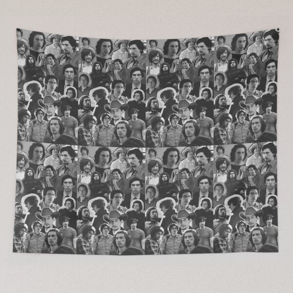 Item preview, Black & White Adam Driver Characters Collage designed and sold by goon-squad.