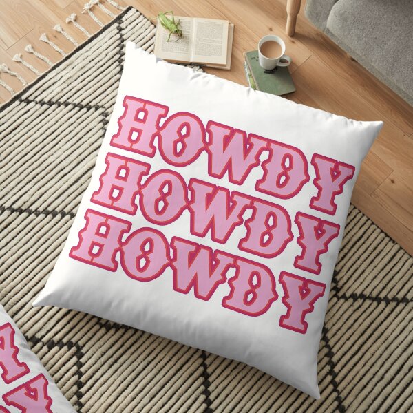 Howdy Floor Pillow