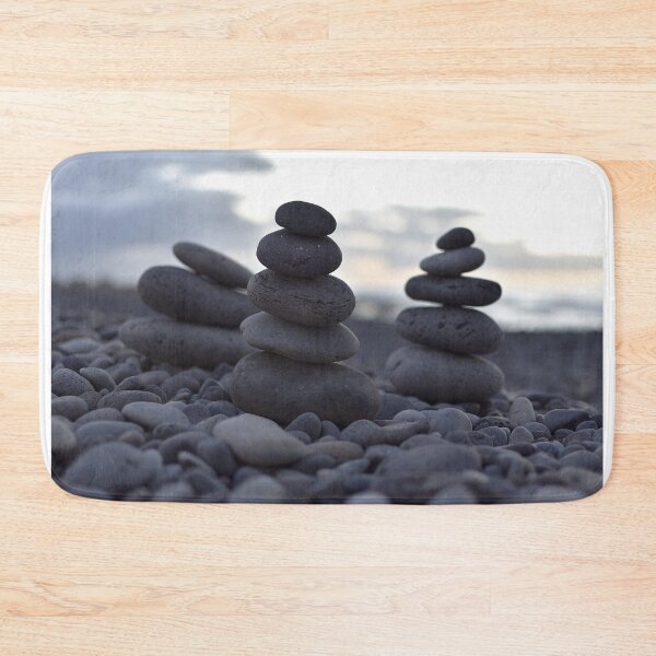 Item preview, Stone Stacks on the beach on the beautiful island of Tenerife, Spain. designed and sold by Duncan Day.