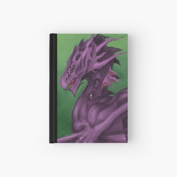 Purple Dragon Hardcover Journal