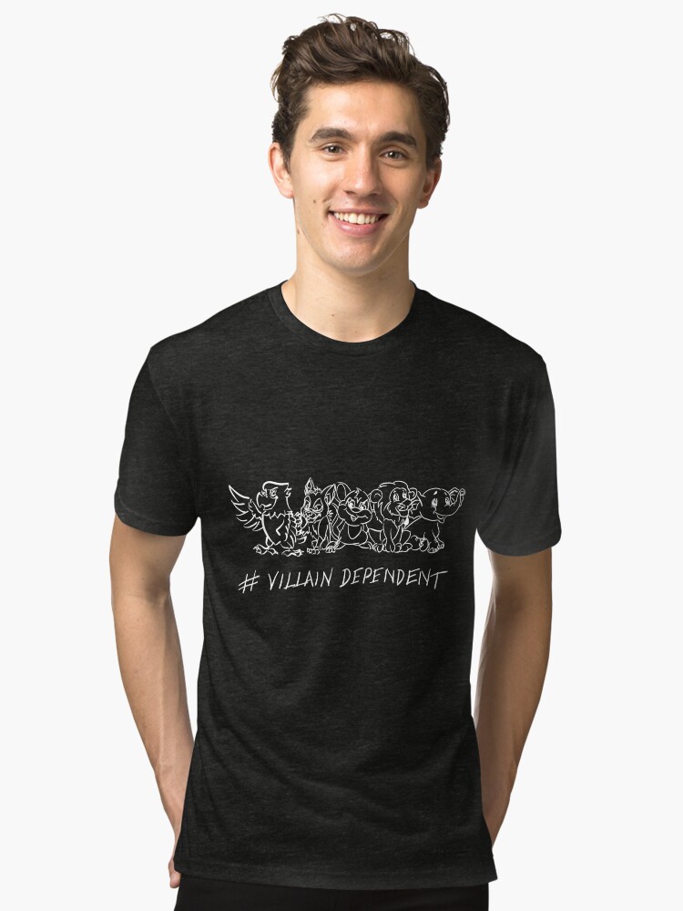 Alternate view of Villain Dependent Poker Tri-blend T-Shirt