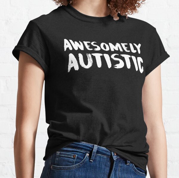 Awesomely Autistic Shirt for Boys Autism T-Shirt for Kids Classic T-Shirt
