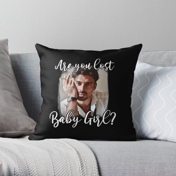 Are you lost baby girl cute funny Netflix 365 dni days massimo movie Laura Poland Throw Pillow