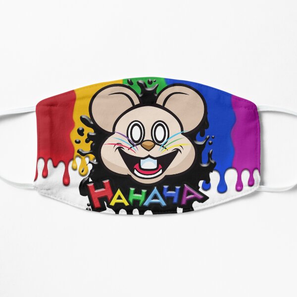 Seis Nueve Ratas De Goteo De Pintura Mascarilla plana