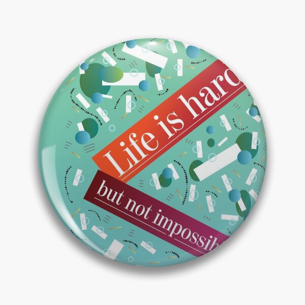 Item preview, Life is hard, but not impossible designed and sold by quotesonposters.