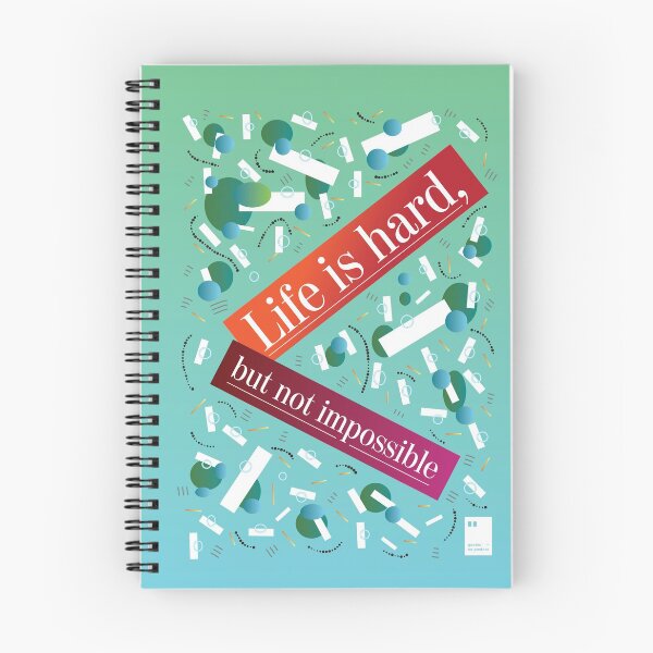 Item preview, Life is hard, but not impossible designed and sold by quotesonposters.