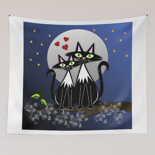 Item preview, Cats in Love, vector illustration designed and sold by walstraasart.