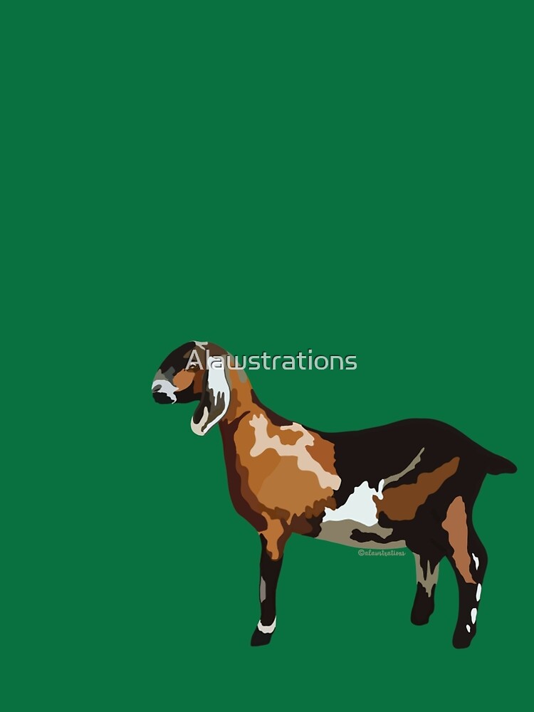 Anglo Nubian Goat " A-Line Dress for Sale by Alawstrations | Redbubble