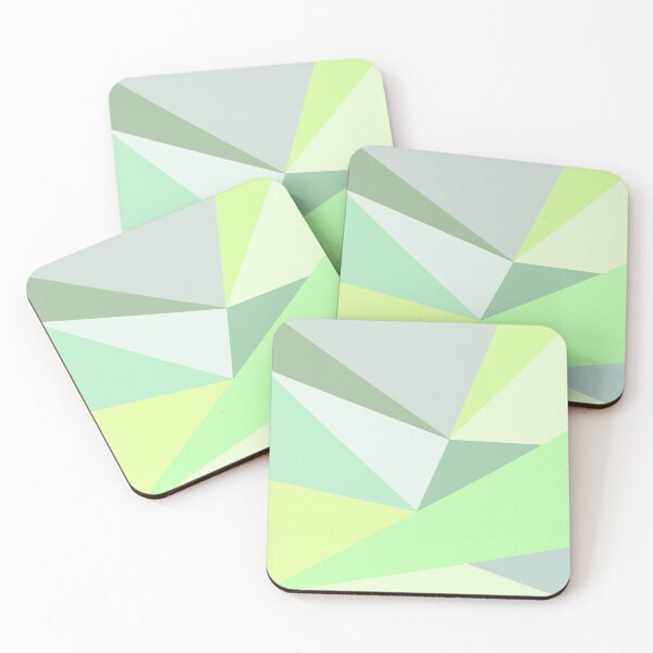 Item preview, Green pastel geometry pattern designed and sold by MandalaSpirit.