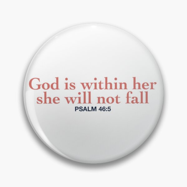 Item preview, Psalm 46:5 Christian Quote designed and sold by jensensbubble.