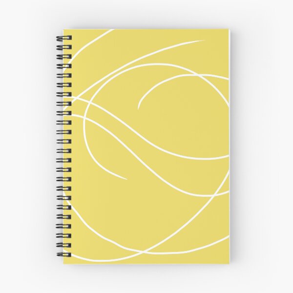 Item preview, Yellow and white swirls  designed and sold by HTPOP.