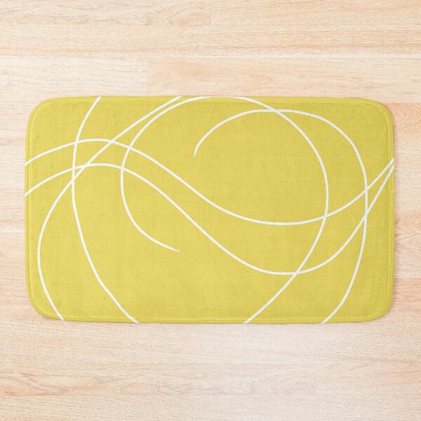 Item preview, Yellow and white swirls  designed and sold by HTPOP.