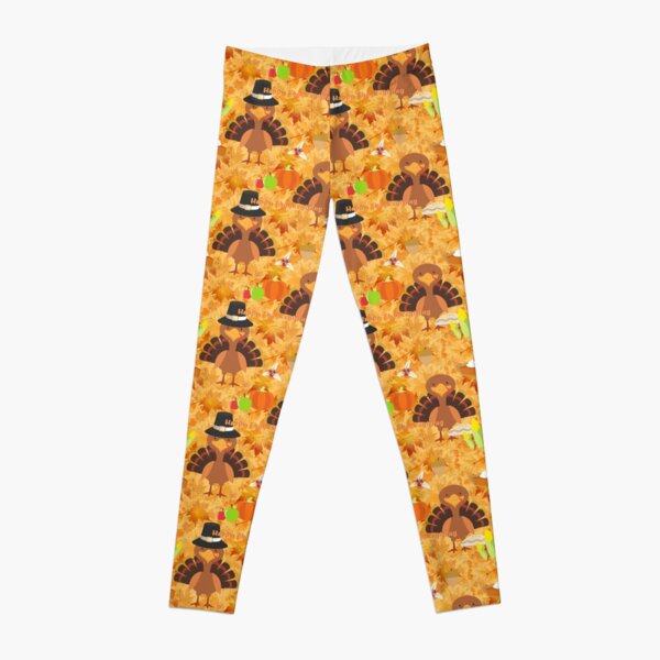 happy thanksgiving turkey Leggings