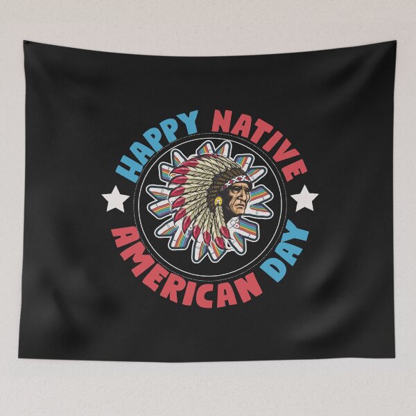 Item preview, Happy Indians Native American Day Gift designed and sold by ShirtStar0815.