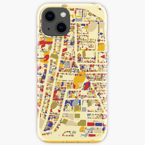 Delft Map Qlimt Style iPhone Soft Case