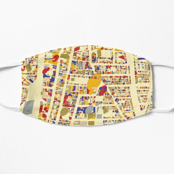 Delft Map Qlimt Style Flat Mask