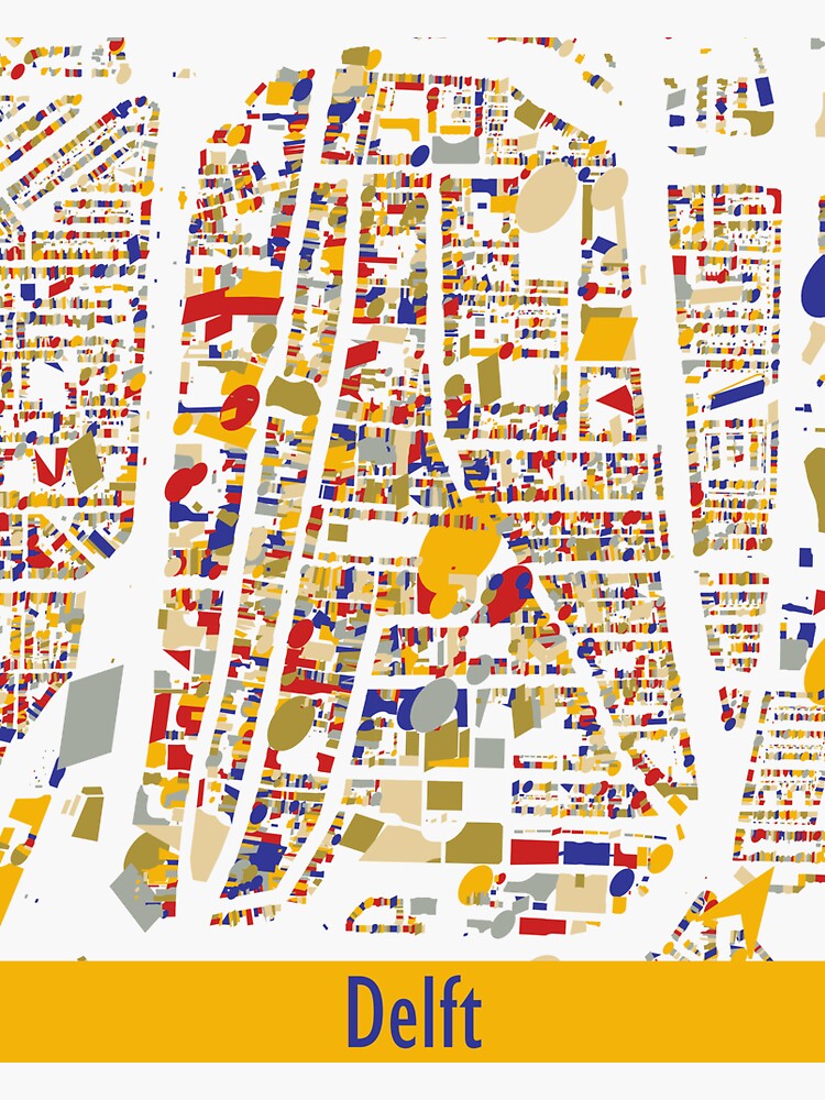 Delft Map Qlimt Style by jvdkwast