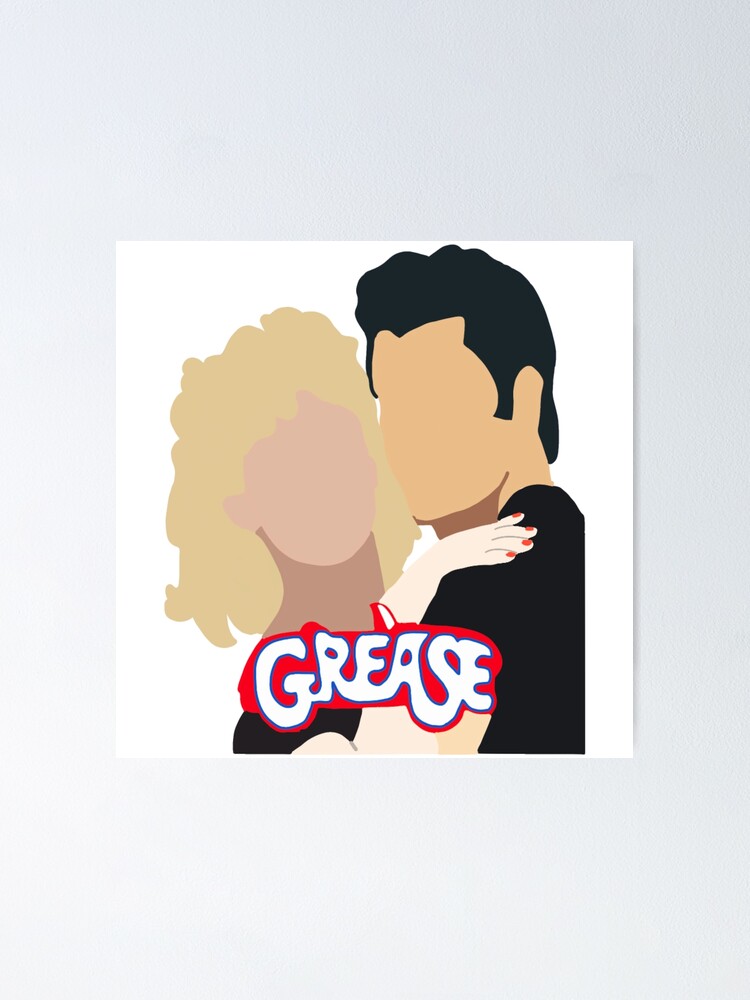 Grease 1978 Simple Design Poster By Crackhead Leo Redbubble 9640