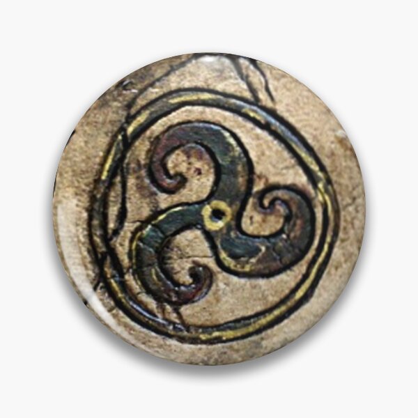 Item preview, Celtic Fish / Artifact  Design / Viking Carving / Norse /Irish Wheel, Triskelion / designed and sold by artenvironments.