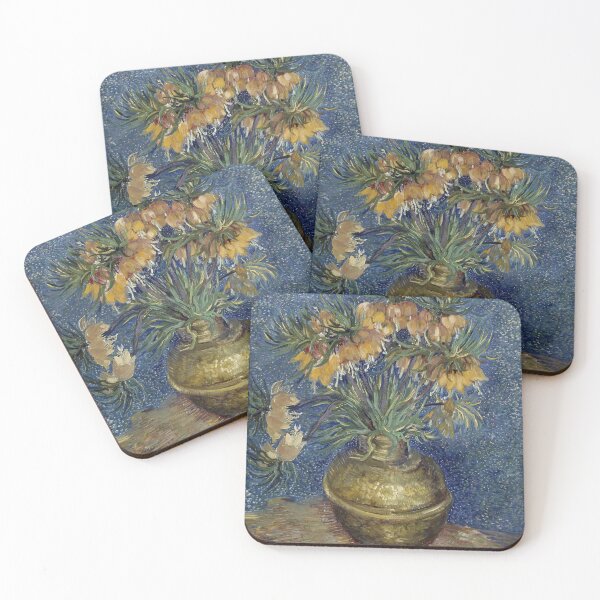 Item preview, Vincent Van Gogh - Fritillaries, imperial crown in a copper vase designed and sold by NewNomads.