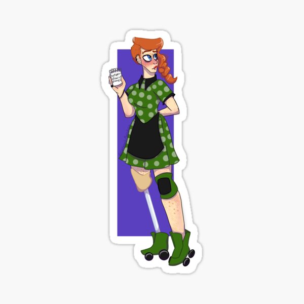 Item preview, Green 1950s CarHop designed and sold by MarStudios.