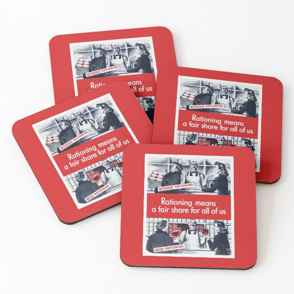 Item preview, Rationing Means A Fair Share For All Of Us designed and sold by warishellstore.