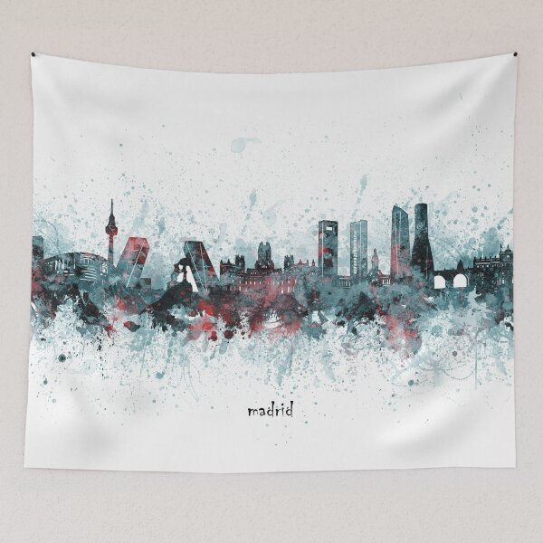 Item preview, madrid skyline designed and sold by BekimART2.