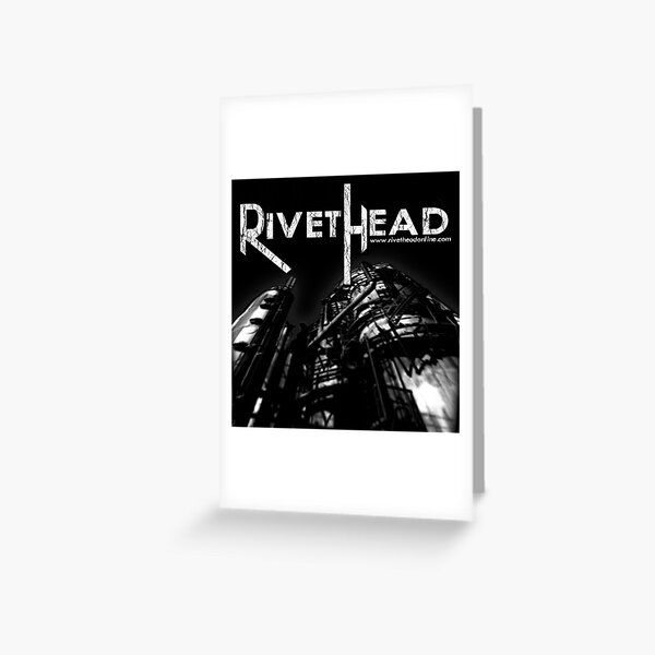 RIVETHEAD early band design Greeting Card
