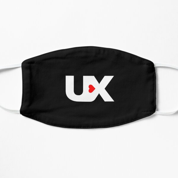 I Love UX - User Experience Design Flat Mask
