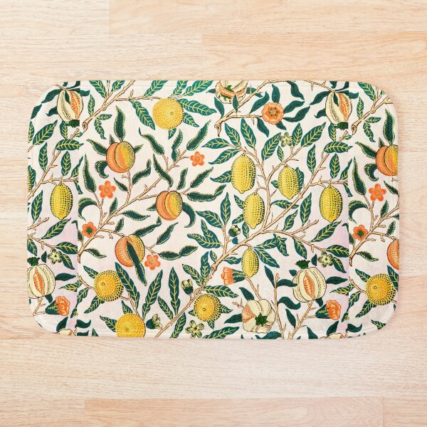 Fruit or Pomegranate by William Morris, 1865-66 Bath Mat