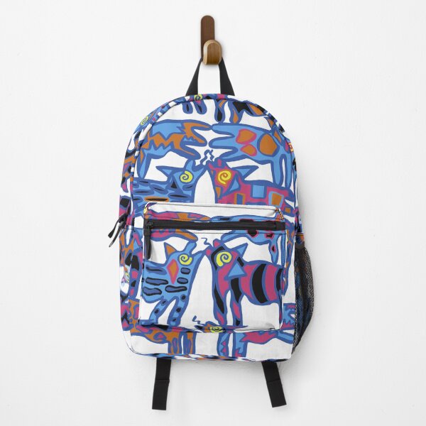 Item preview, Colorful Abstract Coyote designed and sold by ntartworks.