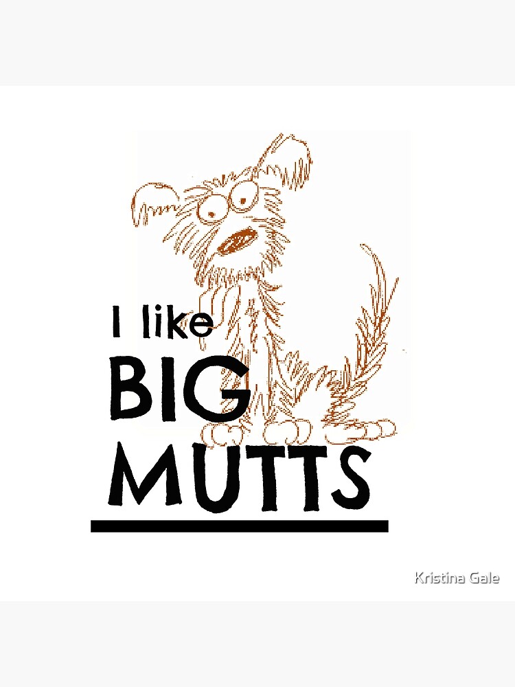 i like big mutts pillow