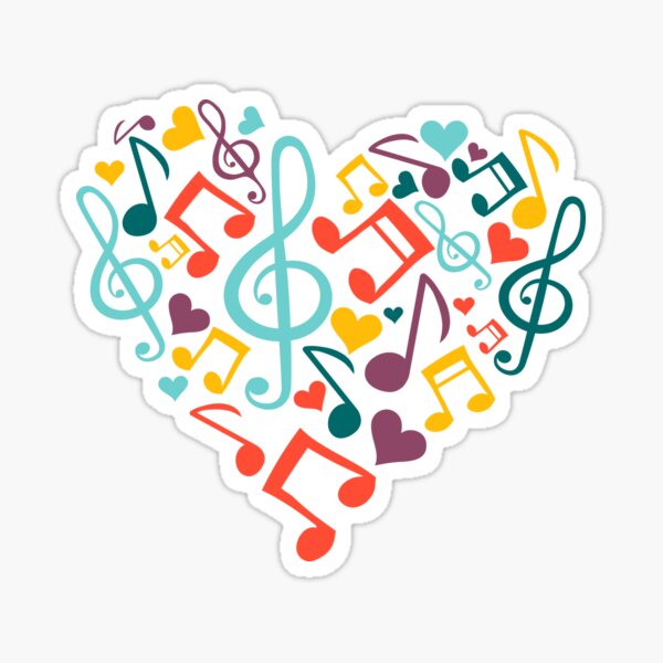"Music Lover" Sticker by Tezanne Redbubble