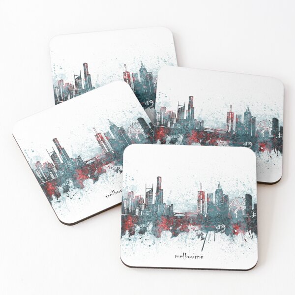 Item preview, melbourne skyline designed and sold by BekimART2.