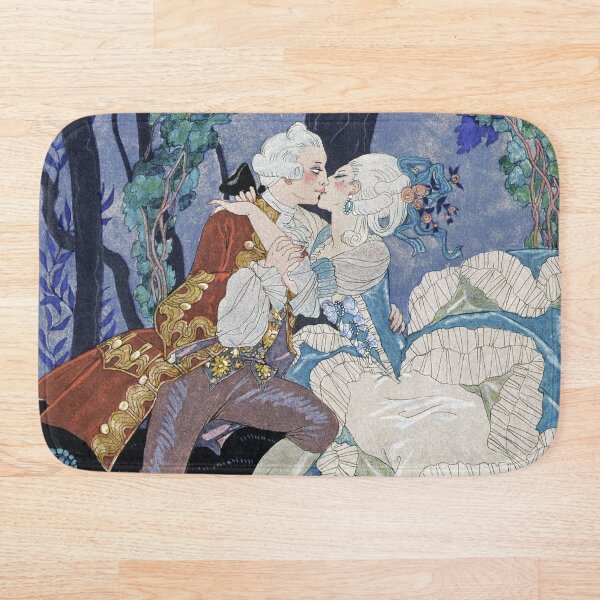 Item preview, HD. Secret kiss, by Georges Barbier (1882-1932) High resolution  designed and sold by LORD  H.D..