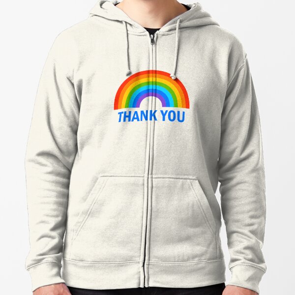 Thank You NHS Rainbow Heart Love Jumper Key Workers Stay Home NHS Gift Jumper