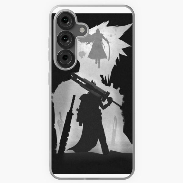 Item preview, Cloud Strife & Sephiroth - Final Fantasy VII - Black & White shadow  designed and sold by Nccrypt.