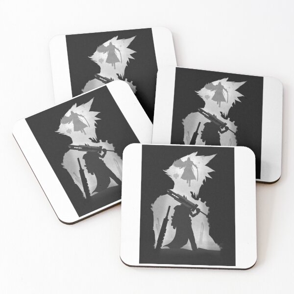 Item preview, Cloud Strife & Sephiroth - Final Fantasy VII - Black & White shadow  designed and sold by Nccrypt.