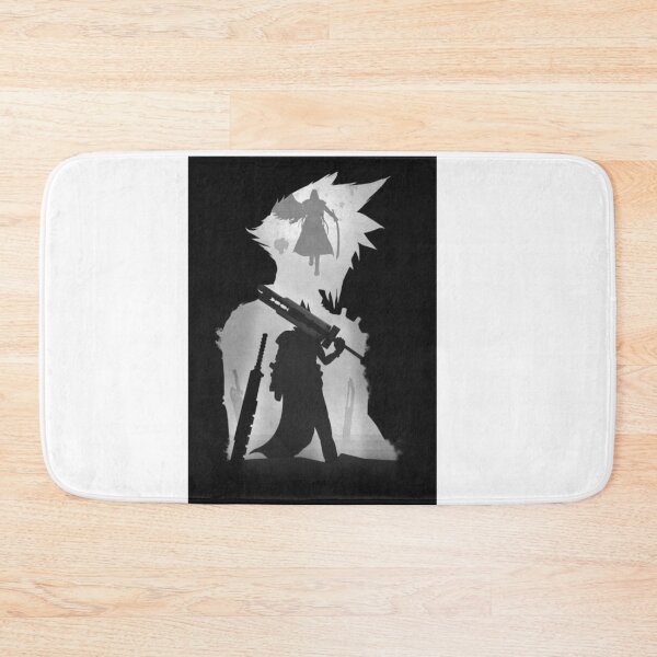 Item preview, Cloud Strife & Sephiroth - Final Fantasy VII - Black & White shadow  designed and sold by Nccrypt.