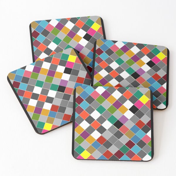 Item preview, Colorful Squares, Rainbow Patterns, Cute Gift, Geometrics Lovers, Stylish Abstracts, Lozenge Colors designed and sold by Annona-.